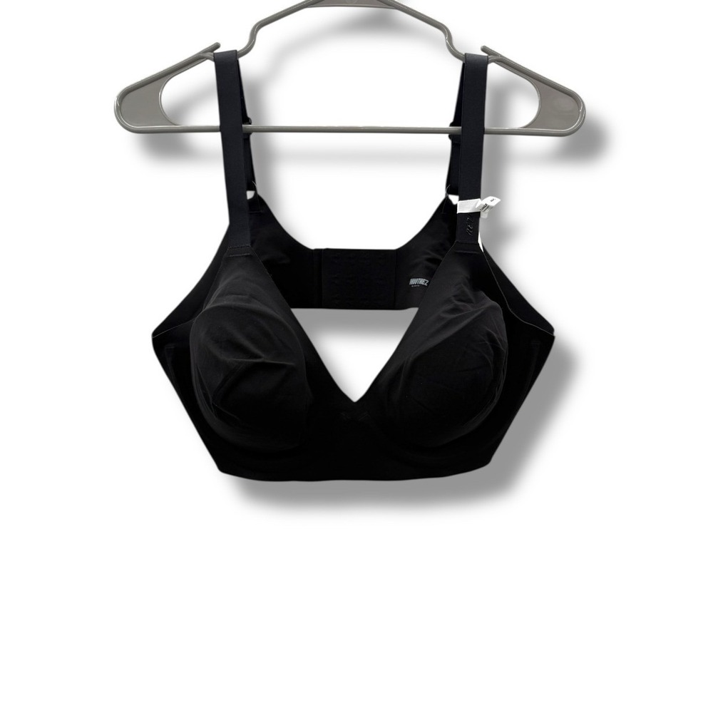 Aerie NWT Smoothez Plunge Bra Women's 40C Black Lightly Lined Underwire Intimate